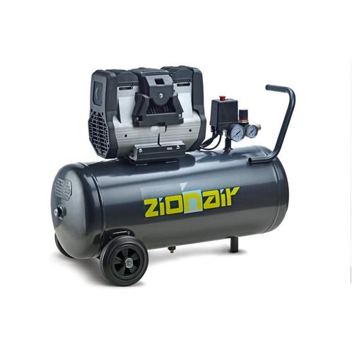 Silent compressor 1,5kW 230V 50L tank, Zakelijke goederen, Machines en Bouw | Pompen en Compressoren, Verzenden