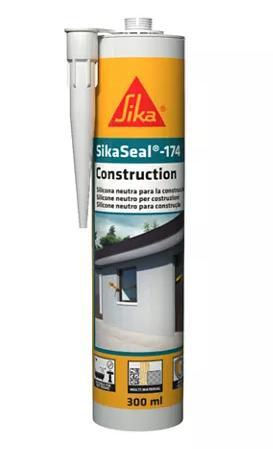 Sika Bouw Sikaseal 174 construction siliconenkit 300 ml, wit, Doe-het-zelf en Verbouw, Isolatie en Afdichting, Nieuw, Verzenden
