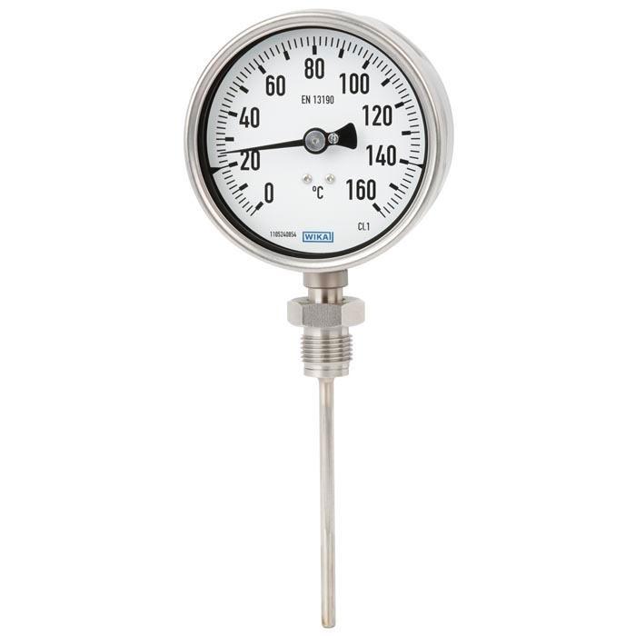 +20 tot +140°C Petrochemische RVS Bimetalen Thermometer, Doe-het-zelf en Verbouw, Overige Doe-het-zelf en Verbouw, Nieuw, Verzenden
