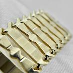 Vintage gouden schakelarmband, Ophalen of Verzenden, Gebruikt, Overige kleuren, Goud