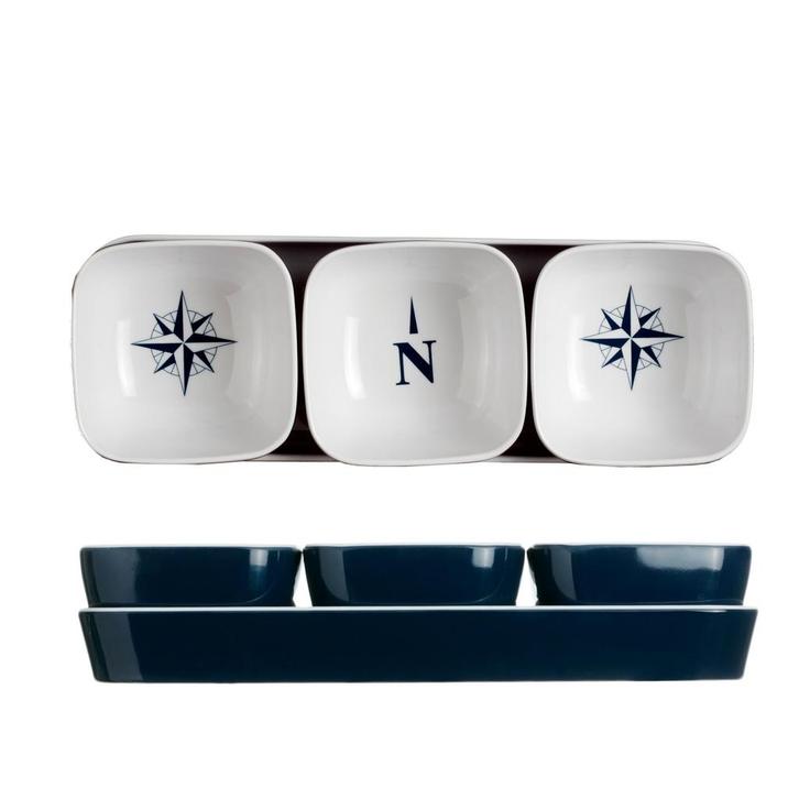 Scheepsservies Northwind Snackset / Tappasset, Watersport en Boten, Navigatiemiddelen en Scheepselektronica, Nieuw, Ophalen of Verzenden