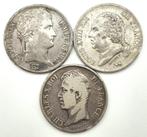 Frankrijk. 5 Francs 1812-B, 1820-A et 1829-M (lot de 3
