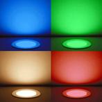 Wifi LED RGBWW inbouwspot downlight 9 Watt, Huis en Inrichting, Lampen | Losse lampen, Nieuw, Led-lamp, Minder dan 30 watt, Overige fittingen