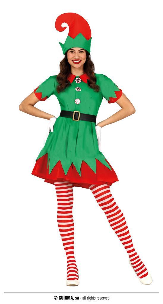 Kerstjurkje Elf Dames, Kleding | Dames, Carnavalskleding en Feestkleding, Nieuw, Ophalen of Verzenden