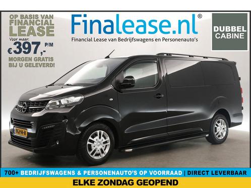 Opel Vivaro 2.0 CDTI L3H 177PK DC 5 Pers AUT 360Cam €397pm, Auto's, Bestelauto's, Lease, Automaat, Diesel, Opel, Zwart, Verzenden