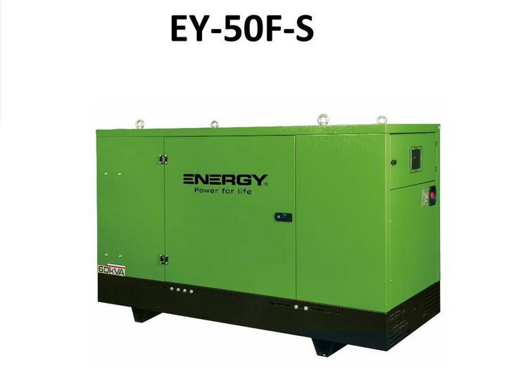 Energy Generator EY-50KF-SA Iveco Diesel, Doe-het-zelf en Verbouw, Aggregaten, 30 kVA of meer, Elektrisch startend, Geluidgedempt