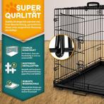 TRESKO® Hondenbox - Transportbox - Opvouwbaar - 91x58x64 - Z, Hobby en Vrije tijd, Verzenden, Nieuw