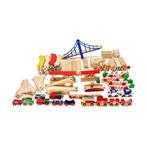 Houten Eichhorn trein met toebehoren, Nieuw