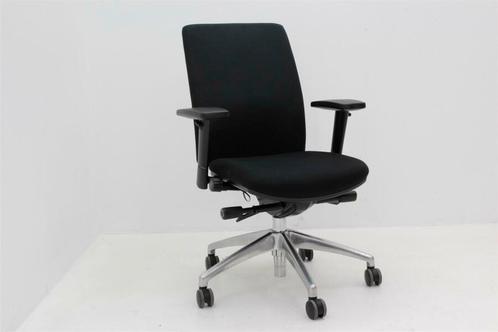 Bureaustoel Office East - bekleding zwart, voetkruis, Huis en Inrichting, Bureaus, Gebruikt, Ophalen of Verzenden