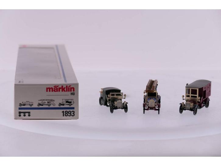 Schaal H0 Märklin 1893 Old Timer Brandwagen Set #3540 (1:87, Hobby en Vrije tijd, Modeltreinen | H0, Zo goed als nieuw, Märklin
