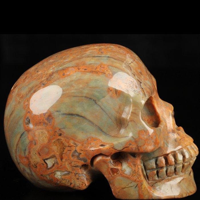 268g Dino-ei-achat schedel - Orakel van de versteende wereld, Verzamelen, Mineralen en Fossielen