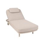 4 Seasons Milano sunbed latte with cushion and headrest, Verzenden, Nieuw