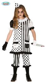 Horror Clown Kostuum Meisje Zwart/Wit, Kleding | Dames, Ophalen of Verzenden, Nieuw