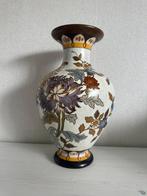 Plateelbakkerij Zuid-Holland - Vaas - Aardewerk - Chrysanten
