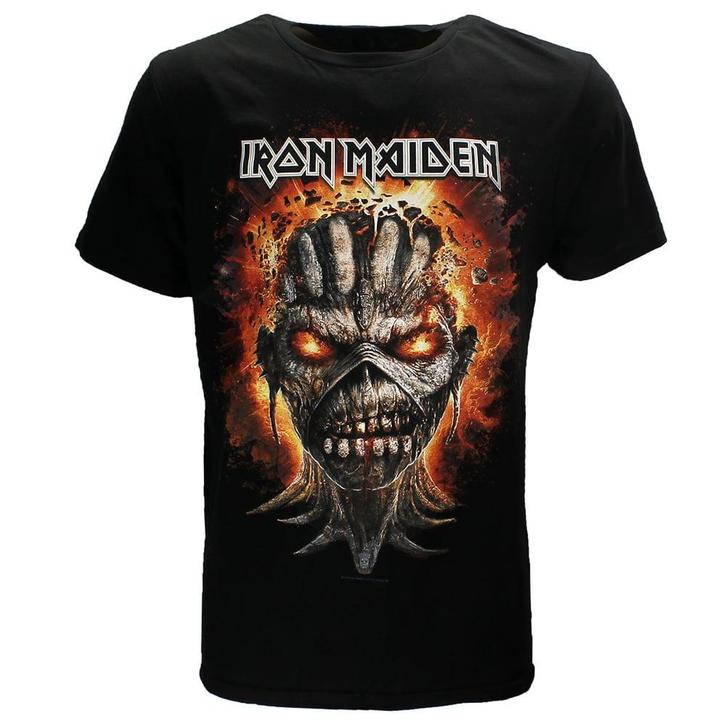 Iron Maiden Eddie Exploding Head T-Shirt - Officiële, Kleding | Heren, T-shirts, Verzenden