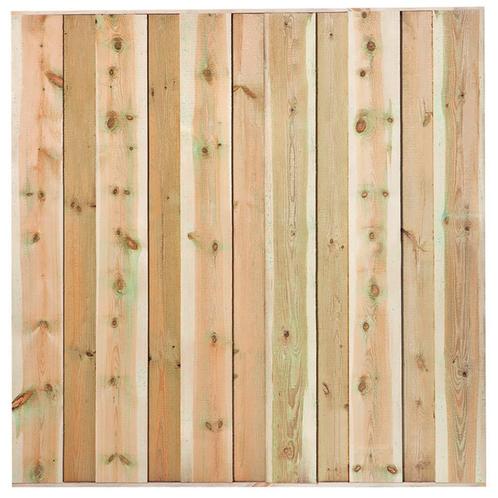 Schutting Tuinscherm Twente 180x180cm groen geimpregneerd Gr, Tuin en Terras, Schuttingen, Minder dan 3 meter, Nieuw, Hout, 1 tot 2 meter