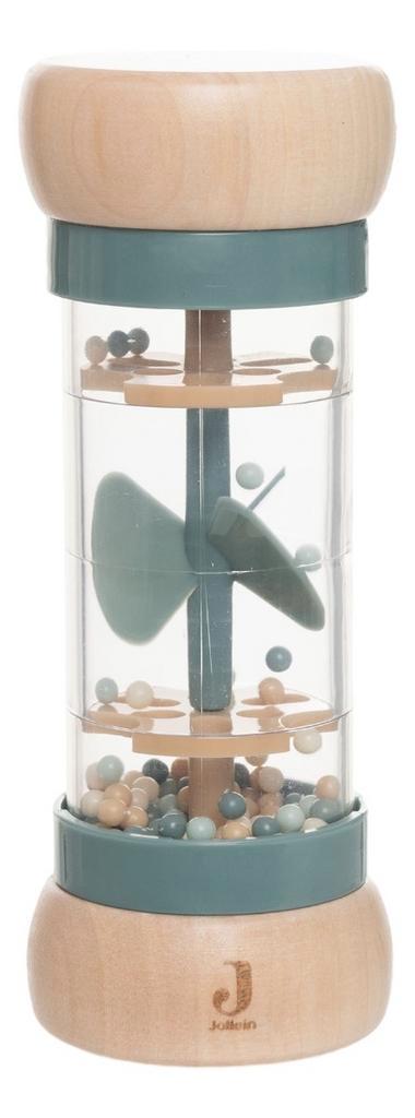 Jollein On The Go Houten Regen Rammelaar 039-001-68099, Kinderen en Baby's, Speelgoed | Babyspeelgoed, Rammelaar, Nieuw, Verzenden