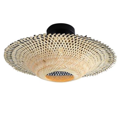 Landelijke plafonnière bruin, Cordoba, Huis en Inrichting, Lampen | Plafondlampen, Nieuw, Metaal, Ophalen of Verzenden