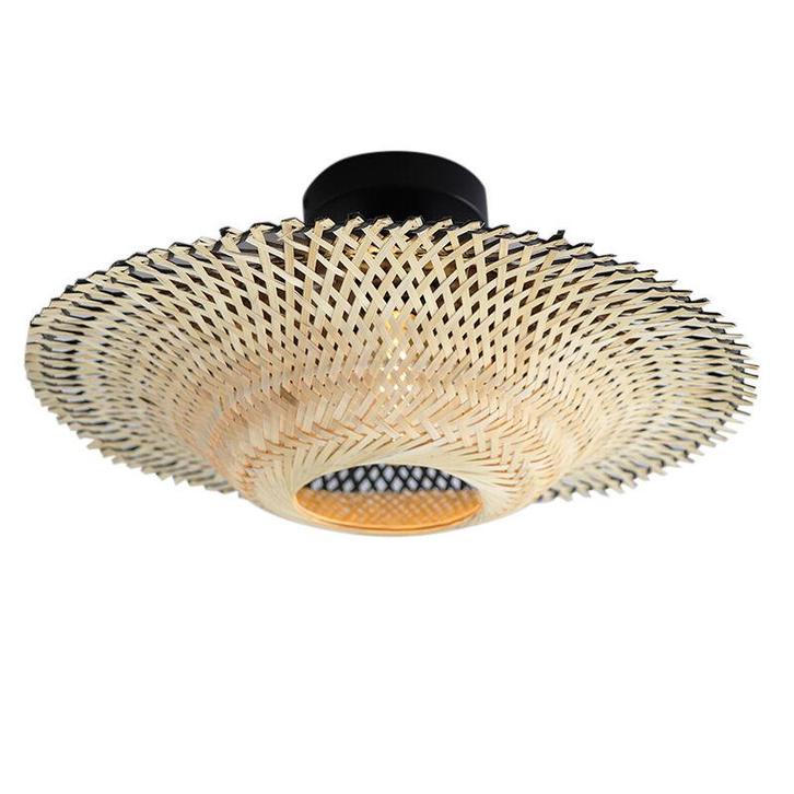 Landelijke plafonnière bruin, Cordoba, Huis en Inrichting, Lampen | Plafondlampen, Nieuw, Metaal, Ophalen of Verzenden