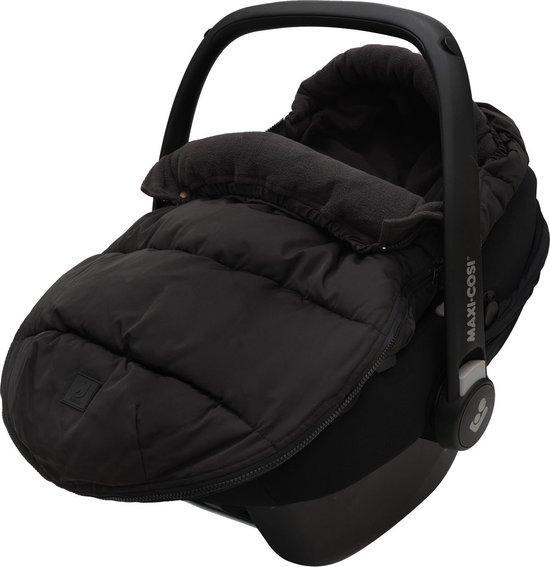 Jollein Baby Voetenzak Groep 0+ 3/5 punts - Puffed Zwart, Kinderen en Baby's, Autostoeltjes, Verzenden