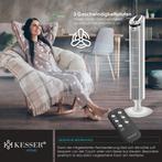 Torenventilator - Fluisterstil - Oscillatie - Zilver - KESSE, Witgoed en Apparatuur, Ventilatoren, Verzenden, Zo goed als nieuw