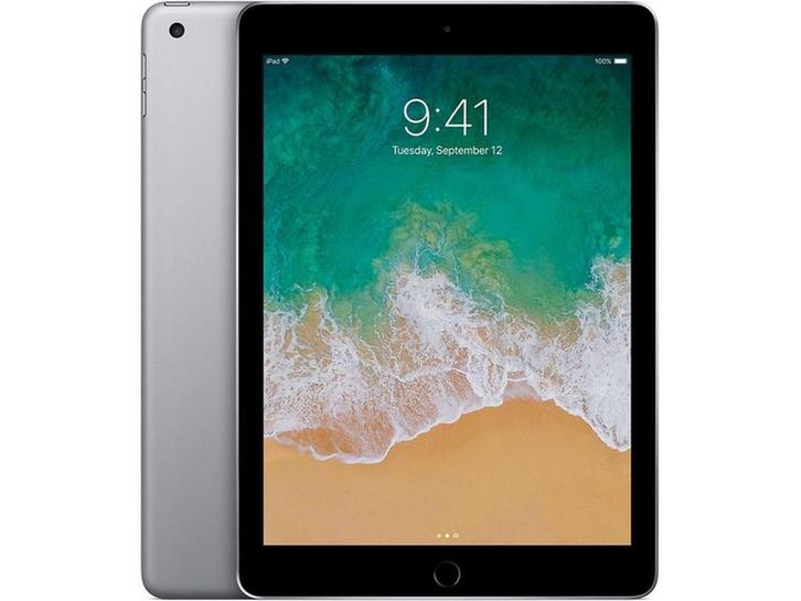 Apple iPad (2017) - 9.7 inch - WiFi - 128GB - Spacegrijs, Computers en Software, Apple iPads, Zo goed als nieuw, Verzenden