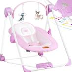 KIDIZ® Baby Swing - Wipstoel - Babyschommel - max 9kg - Roze, Verzenden, Nieuw