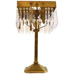 Tafellamp - art-deco - Brons, Kristal, Messing, Antiek en Kunst, Kunst | Designobjecten