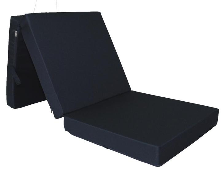 Opvouwbaar matras - waterdicht - 195x65x10 cm - donkergrijs, Huis en Inrichting, Slaapkamer | Matrassen en Bedbodems, Nieuw, Ophalen of Verzenden