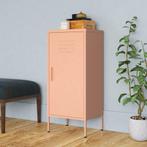 vidaXL Opbergkast 42,5x35x101,5 cm staal roze, Huis en Inrichting, Kasten | Overige, Verzenden, Nieuw