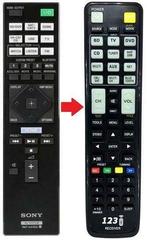 Alternatieve Sony RMT-AA130U afstandsbediening, Audio, Tv en Foto, Afstandsbedieningen, Nieuw, Verzenden