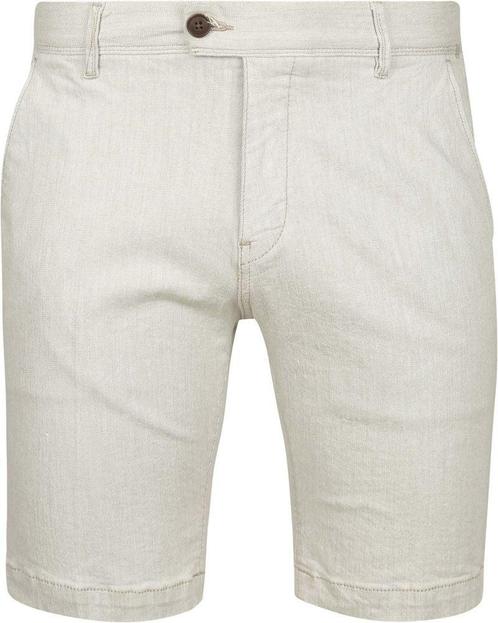 Vanguard V9 Chino Short Ecru maat 34 Heren, Kleding | Heren, Broeken en Pantalons, Beige, Nieuw, Verzenden