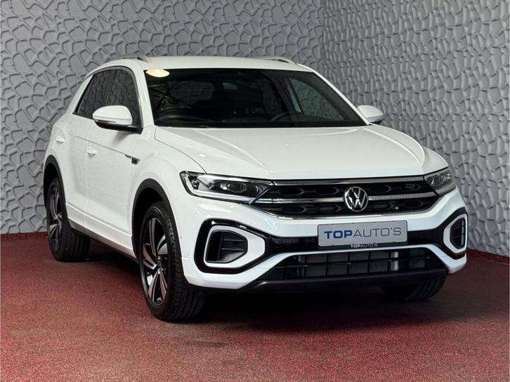 Zakelijke Lease |  Volkswagen T-Roc 1.5 TSI 150PK R-LINE EVO, Auto's, Volkswagen, Onderhoudsboekje, Lease, Zwart, Automaat, SUV of Terreinwagen