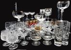 Cristallerie diverse - Drinkservies (55) - Kristal, Antiek en Kunst