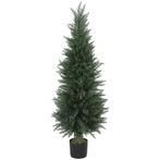 TRUUSK Kunstmatige Cypress 120 cm - UV-bestendig - Inclusief, Verzenden, Nieuw