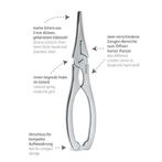 Triangle Kreeftentang van Edelstaal 18.5 cm - Perfect voo..., Ophalen of Verzenden, Nieuw