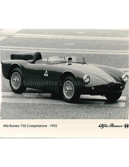 1955 ALFA ROMEO 750 COMPETIZIONE PERSFOTO, Boeken, Auto's | Folders en Tijdschriften, Alfa Romeo