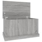 Opbergbox 70x40x38 cm bewerkt hout grijs sonoma eikenkleurig, Verzenden