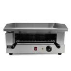 HCB Bakplaat - glad - salamander grill - 55 cm - 230V - RVS, Verzenden, Nieuw in verpakking, Fornuis, Frituur en Grillen