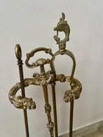 Openhaard accessoire (3) - Messing, Metaal - Prachtige set, Antiek en Kunst