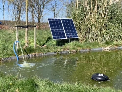 Solar vijverpomp met 2 x 115 Watt zonnepanelen, Tuin en Terras, Vijvers, Nieuw, Ophalen of Verzenden