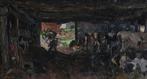 Willem Hendrik van der Nat (1864–1929) - Koeienstal