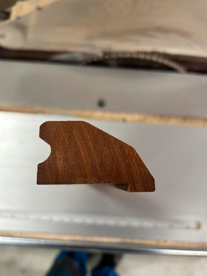 Weldorpel mahonie 34x55 mm, Doe-het-zelf en Verbouw, Deuren en Horren, 80 tot 100 cm, Nieuw, Hout, Buitendeur, Ophalen of Verzenden