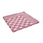 Theedoeken Rood en Wit Geblokt 65x65cm 100% Katoen - Treb WS, Huis en Inrichting, Keuken | Textiel, Verzenden, Nieuw, Overige kleuren