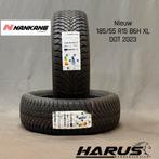 185/55/15 86H Nankang 4seizoensbanden nieuw 2xGRATIS MONTAGE, 15 inch, Nieuw, All Season, Band(en)