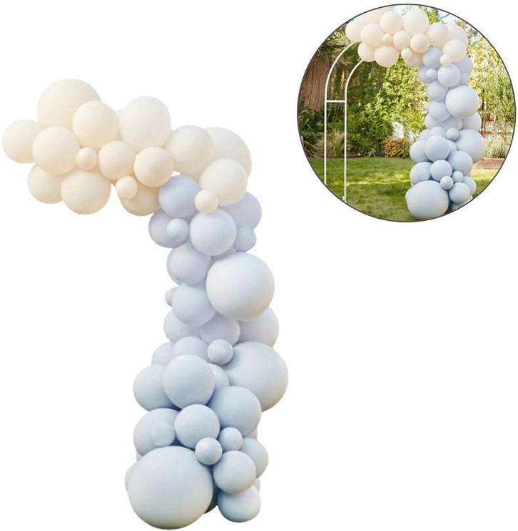 Ginger Ray Balloon Arch - Ballonnen boog Kit - Nude & Blue, Hobby en Vrije tijd, Feestartikelen, Ophalen of Verzenden