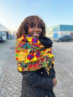 Warme Sjaal met Afrikaanse print Unisex - Geel / Multicolor, Kleding | Dames, Mutsen, Sjaals en Handschoenen, Nieuw, Ophalen of Verzenden