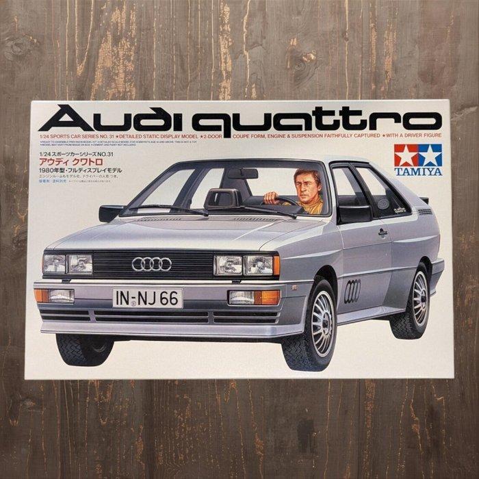 Tamiya - Speelgoedauto 1/24 SCALE Audi quattro - 2010-2020 -, Hobby en Vrije tijd, Modelauto's | 1:5 tot 1:12