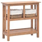 vidaXL Wandtafel 69x28x70 cm massief mahoniehout, Huis en Inrichting, Tafels | Bijzettafels, Verzenden, Nieuw