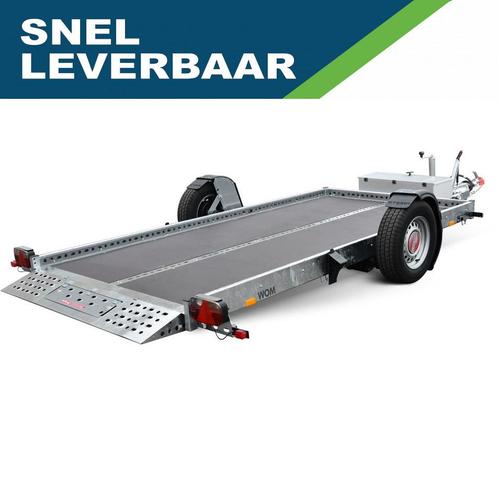Motortrailer Stema WOM 1500 Kg geremd 301x169 afzinkbaar, Auto diversen, Aanhangers en Bagagewagens, Ophalen of Verzenden